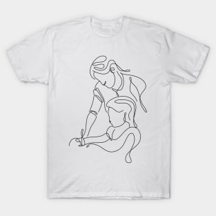 Women Day Line Art Minimal T-Shirt